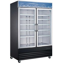 Refrigerator Double DISPLAY Glass doors