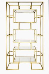 Gold Shaker Shelf Display