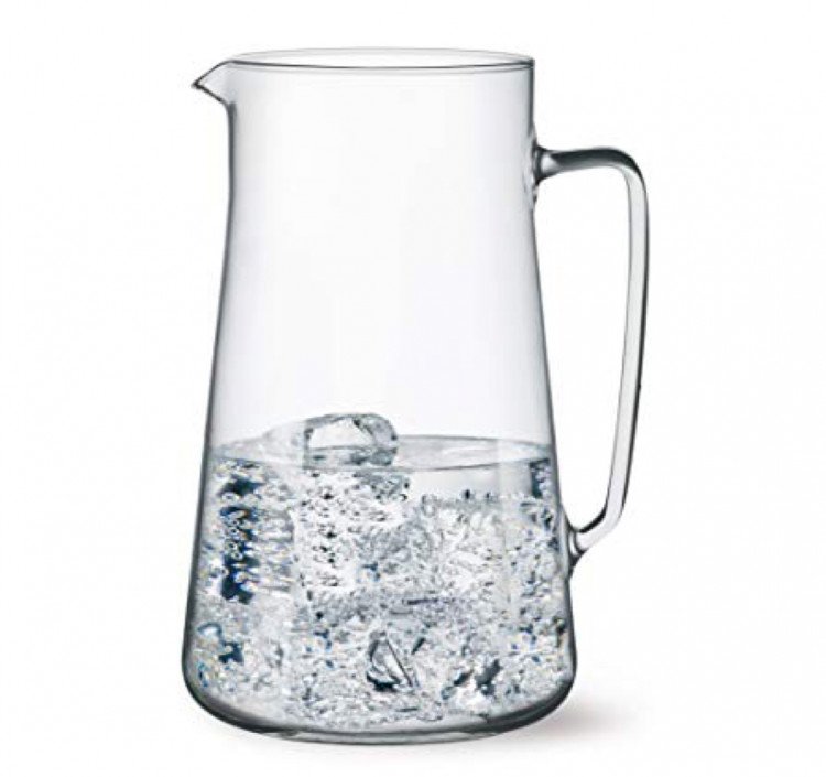 Glass Blown Glass Pitcher