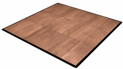 Dark Maple Vinyl Dance Floor