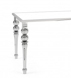 Bowery Table - Stainless - 30 Ambasaddor Legs (36 X 36)