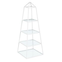 White Dome Shelf Display