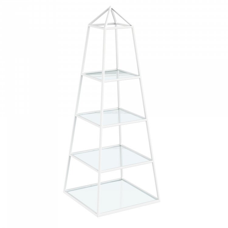 White Dome Shelf Display