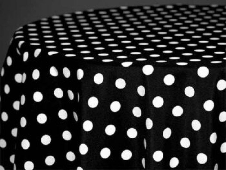 Polka Dot Linen & Tablecloth Rental