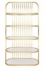 Shelf Bar Gold Curved