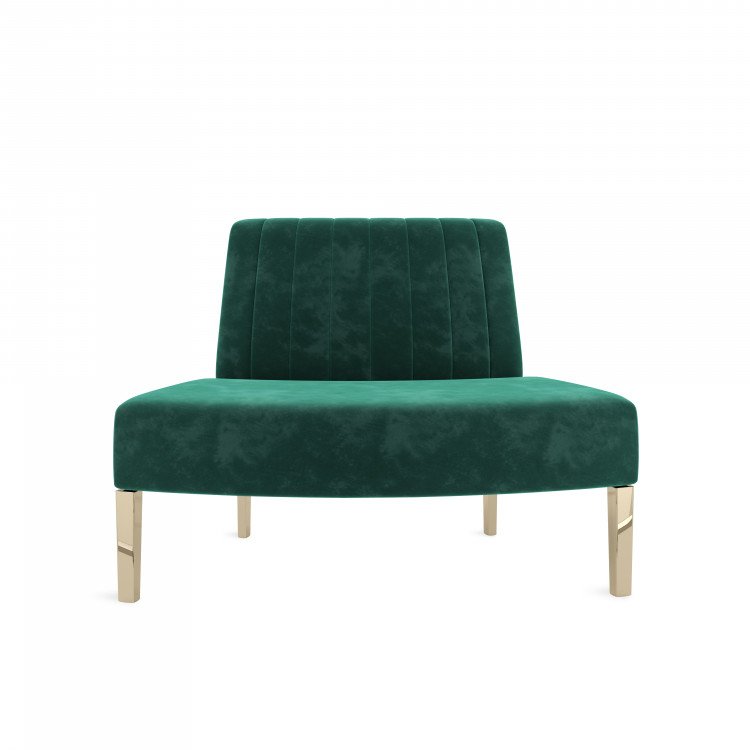 Kincaid Outside Round - Emerald Velvet