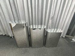 PHOTO 2023 07 25 14 22 17 3 1690335726 big 1692766595 Silver Oblong Pedestal Display - 3 Piece Set (30"-36"42")