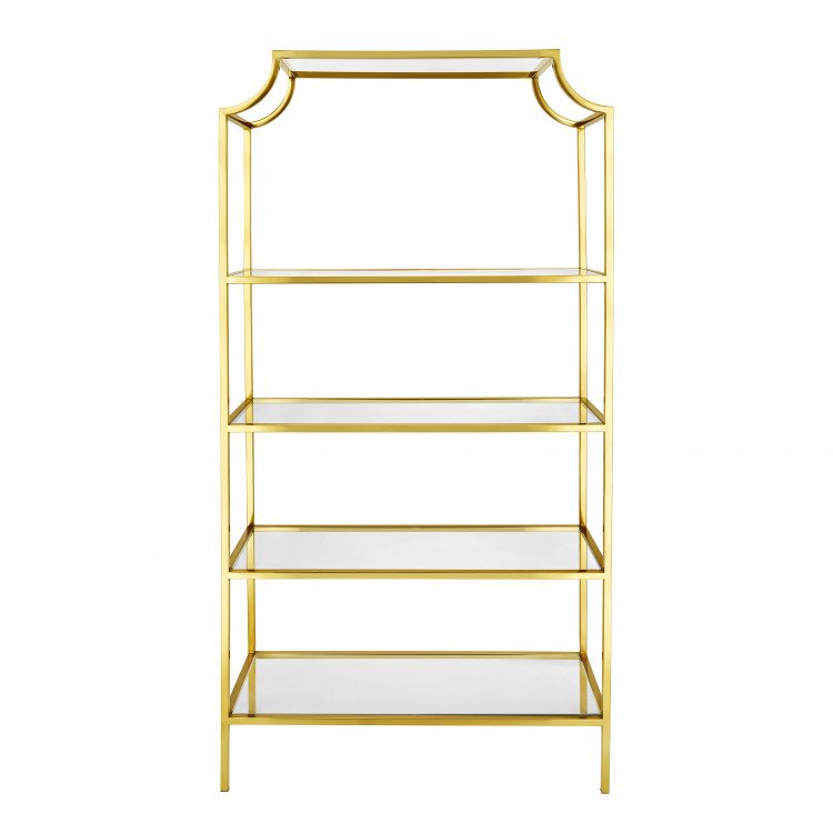 Gold Draped Arch Display Shelf (middle)