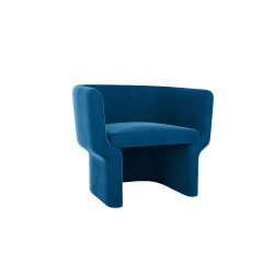 Cachet Club Chair - Sapphire Velvet Skin