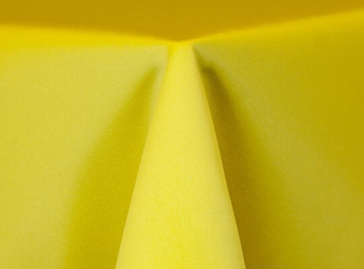 Lemon Lamour Matte Satin Linen