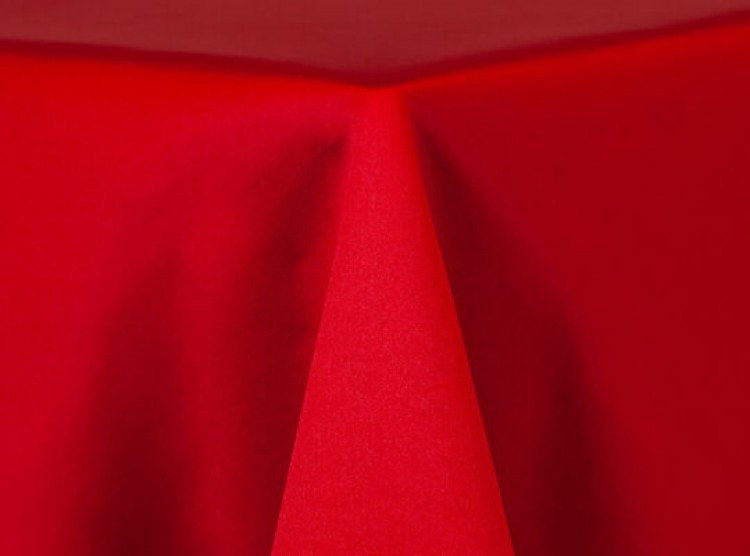 Red Lamour Matte Satin Linen