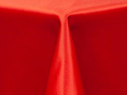 Red Poly Satin Linen