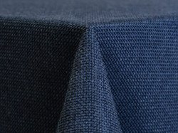 Navy Rattan Linen