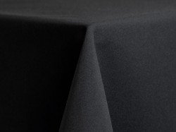 Black Polyester Linen