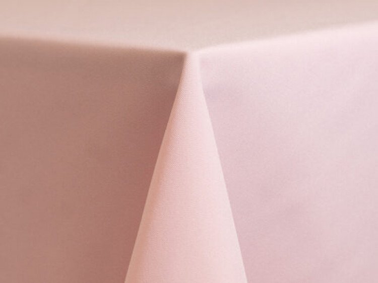 Light Pink Polyester Linen