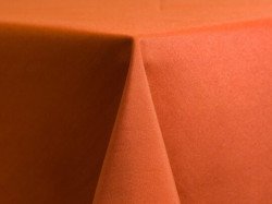 Orange Polyester Linen