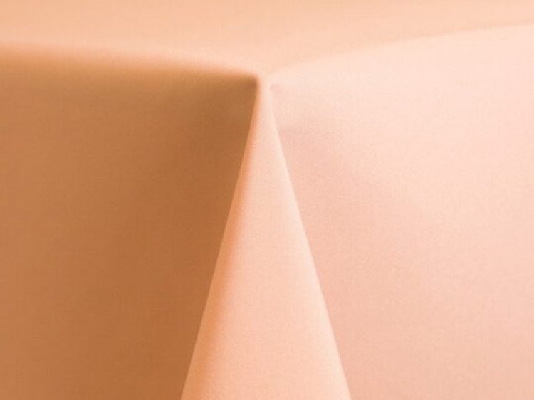 Peach Polyester Linen