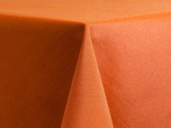 Pumpkin Polyester Linen