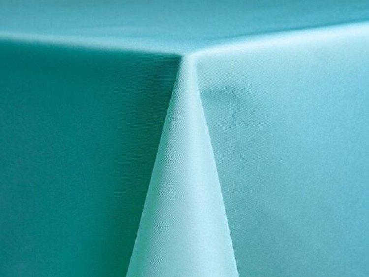 Turquoise Polyester Linen