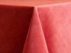 Coral Velvet Linen