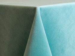 Aqua Velvet Linen