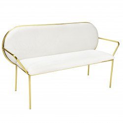 A120Party Gold20Sofa20220Angled 1707152861 Gold Dora Loveseat Bench