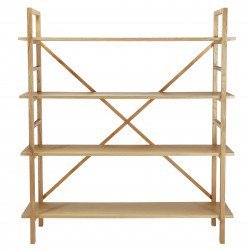 Natural Wood Barback Shelf