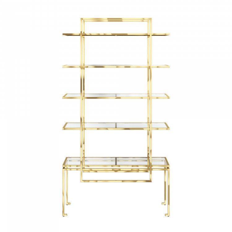 Gold Madison Shelf Display