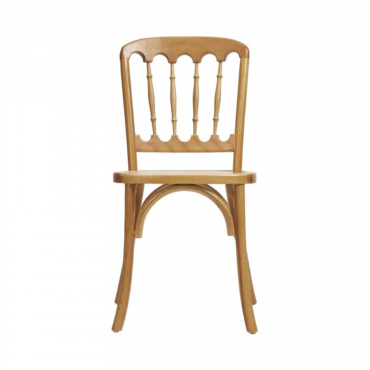 Natural Wood Regency Chair