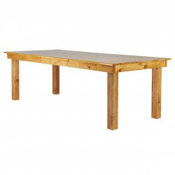 Honey Farm Table Wood Legs 8' X 42