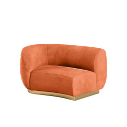 Colette20Cascade Gold 20Rust 1735073499 Colette Sofa - Rust Velvet