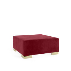 Opus Polished20Gold Crimson 1735239783 Opus - Velvet Ottoman