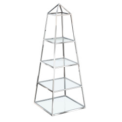 Silver Dome Shelf Display