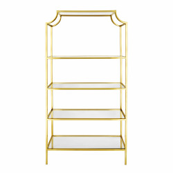 Gold Draped Arch Display Shelf (middle)