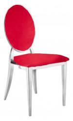 Stainless Bella Chair Red