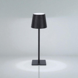 Black Cordless Rechargeable Table Lamp  (Set of 4)