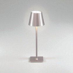 Silver Cordless Rechargeable Table Lamp  (Set of 4)