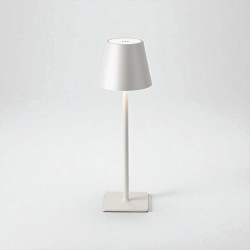 White Cordless Rechargeable Table Lamp  (Set of 4)
