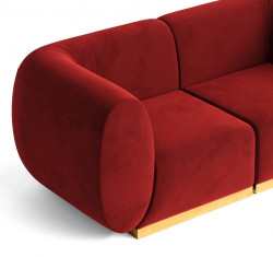 Colette Left - Crimson Velvet