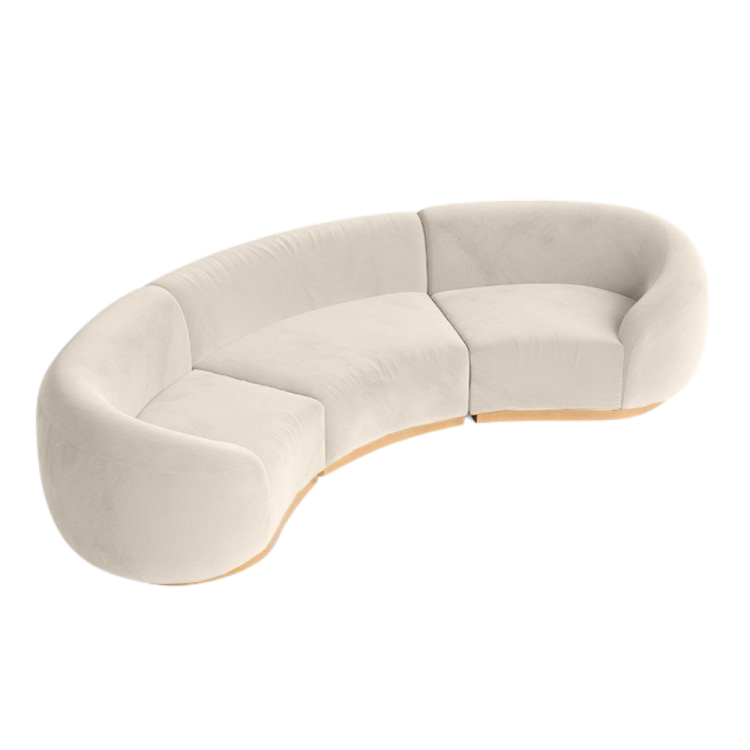 Colette Cascade Arc Emerald Velvet Sofa Colette Cascade Arc Emerald Velvet Sofa