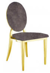 Gold Bella Chair Gray Gold Bella Chair Gray