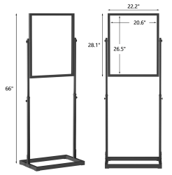 Floor Standing Sign Holder 22x28 Double Sided Floor Standing Sign Holder 22x28 Double Sided