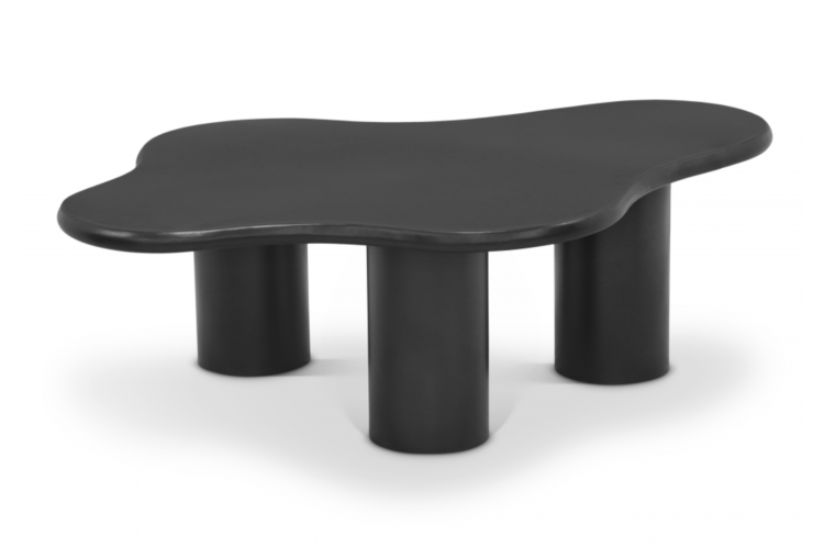 Romaine Iron Coffee Table Black Romaine Iron Coffee Table Black