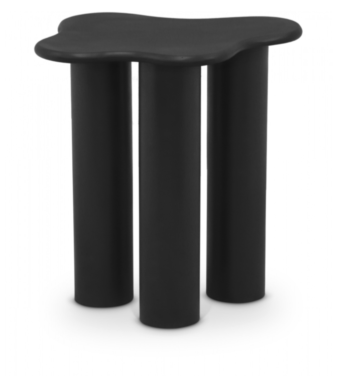 Romaine Iron End/Side Table Black Romaine Iron End/Side Table Black