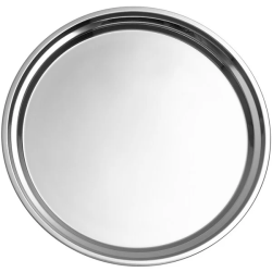 Acopa 13 Round Stainless Steel Catering Tray/Platter
