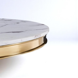 Gold20Buckingham20table203 1763416087 Gold Buckingham table 36" White top