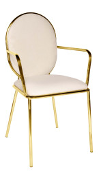 Gold Dora Chair WITH Arms