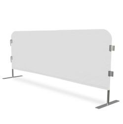 8' Barricade Covers White
