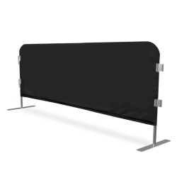 8' Barricade Covers Black